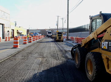Asphalt paving project